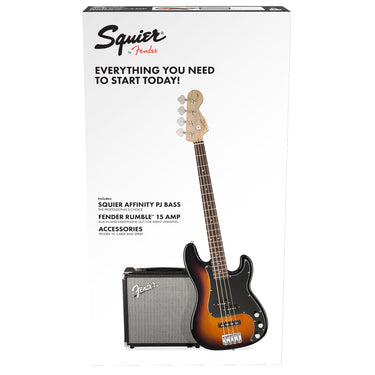 Paquete De Bajo Elec. Fender Pk Pj Bass R15v3 Bsb 120v,0301972032